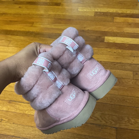 Pink fluff mini quilted ugg - Picture 4 of 4